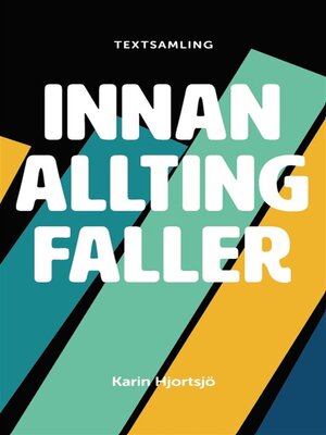 cover image of Innan allting faller